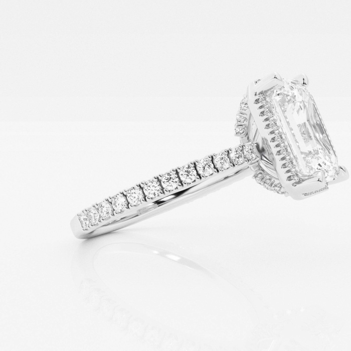 Badgley Mischka Near-Colorless 2 3/4 ctw Radiant Lab Grown Diamond  Engagement Ring